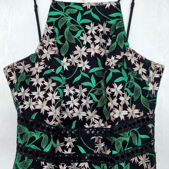 Sam Edelman Floral Embroidered Lace Dress Size 10 - Picture 6 of 14